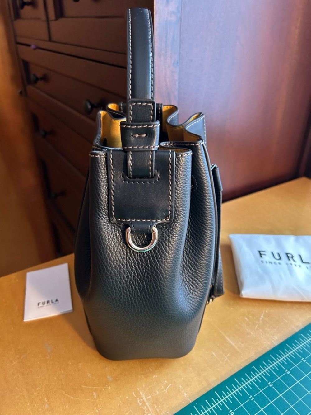 Furla Miastella Leather Bucket Bag - Picture 5 of 13